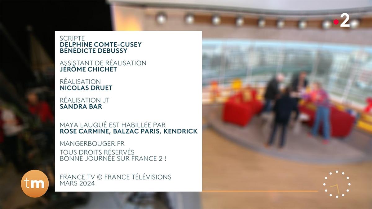 France TV editorial context and Kendrick credit