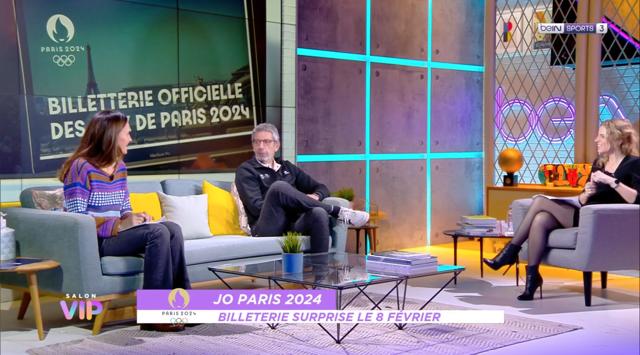 Claire Arnoux on beIN Sports in Kendrick