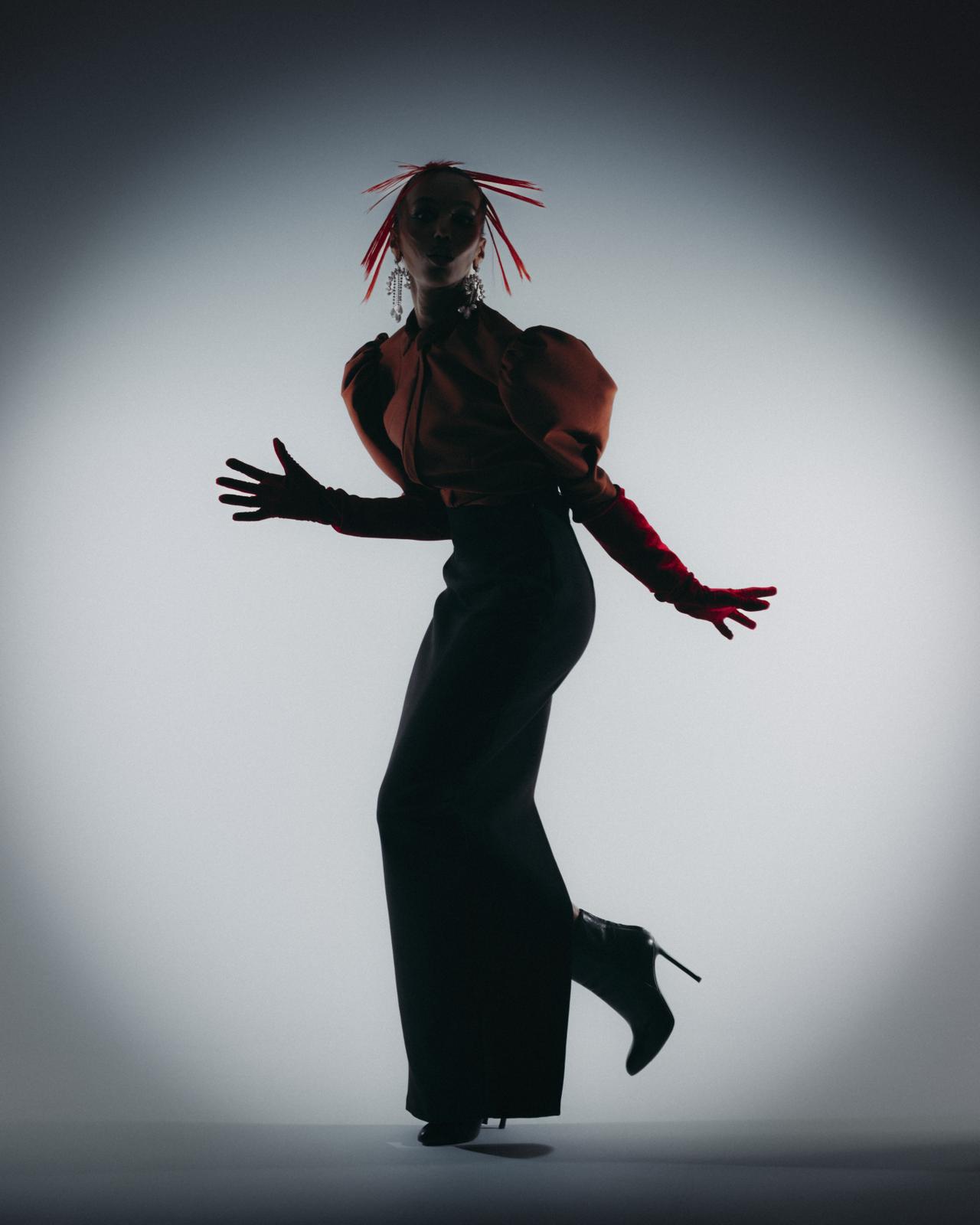 PAP MAGAZINE Editorial - Black Radiance featuring black ankle boots