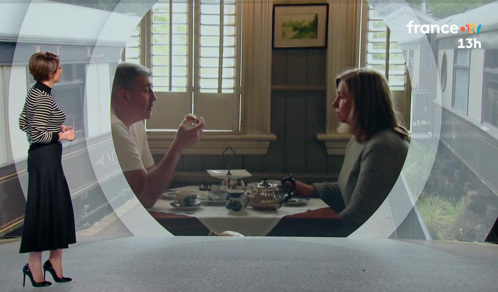 Mélanie Taravant au JT de 13 Heures de France 2