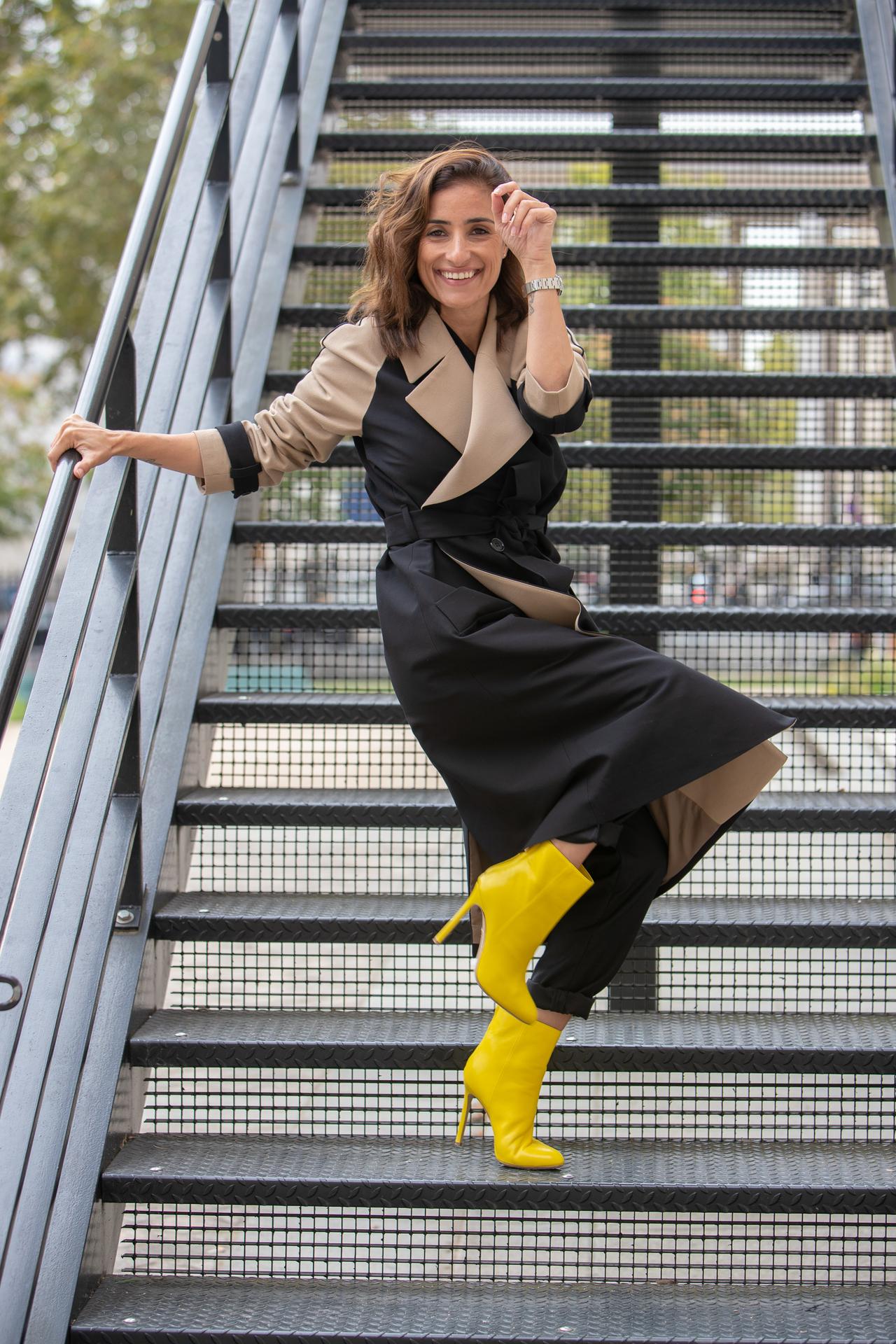 Yellow Ankle Boots Street Style