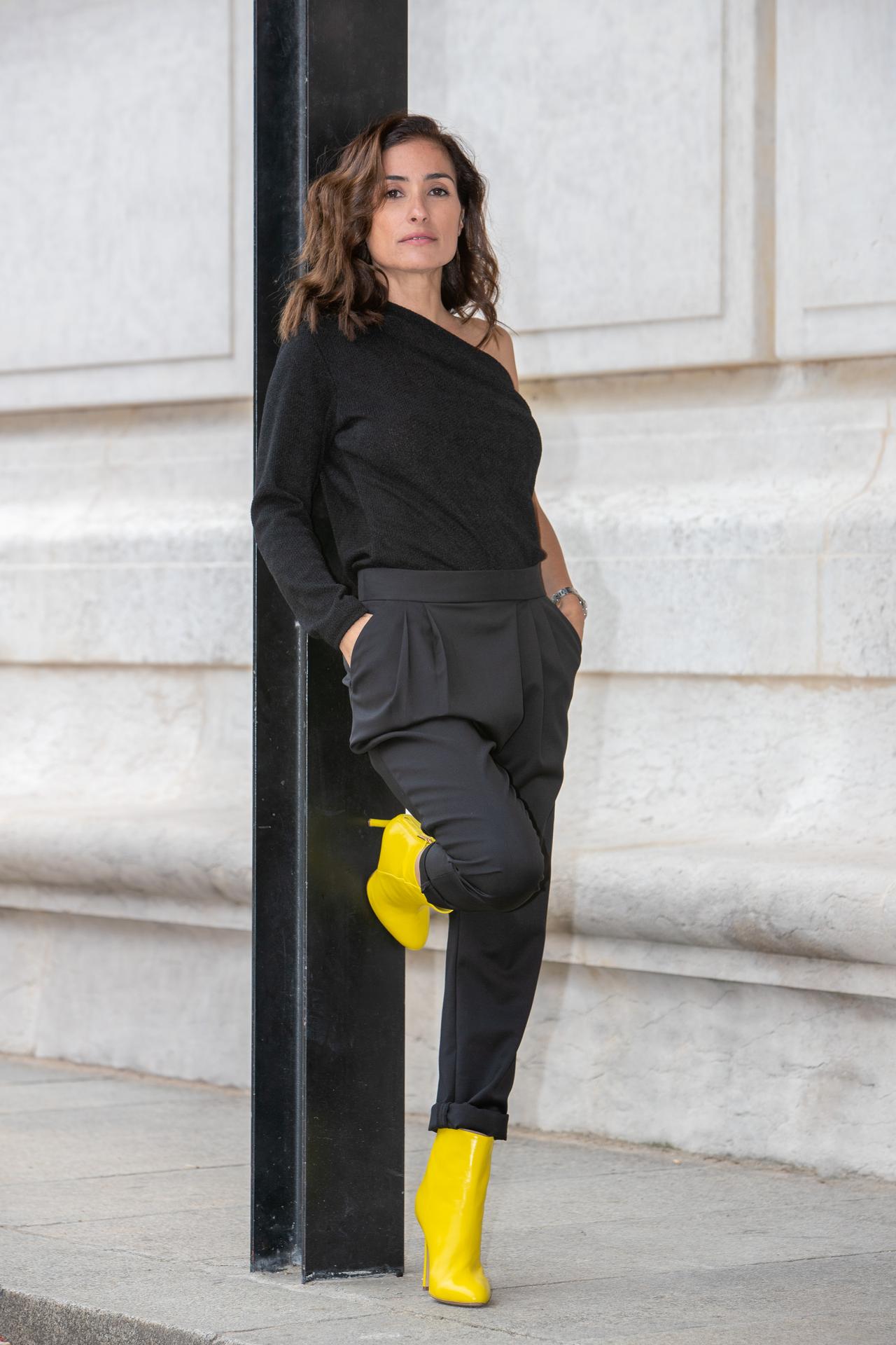 Yellow Ankle Boots Editorial