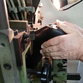 Shoe lasts and components in production workshop - Kendrick manufacturing process